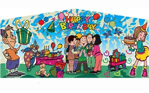 Happy Birthday #3 Panel