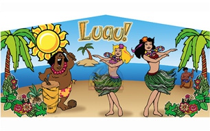 Luau Party Panel