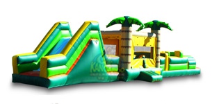 Jump Slide & Obstacle Combo
