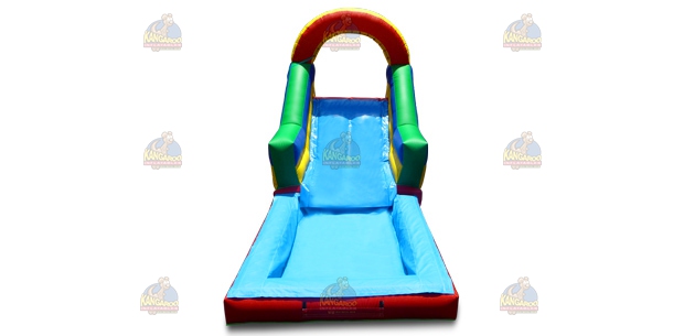 Obstacle Course with Slide & Pool