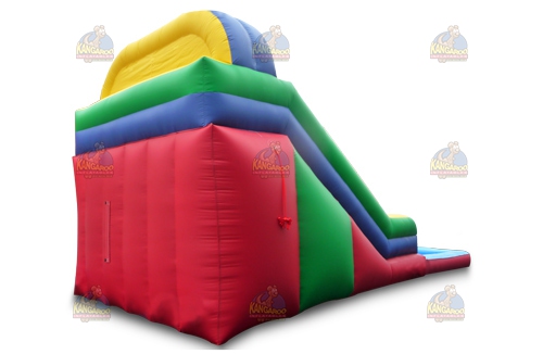 Colorful Arch Slide with Pool