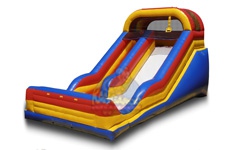Rainbow Slide with Splash Pool