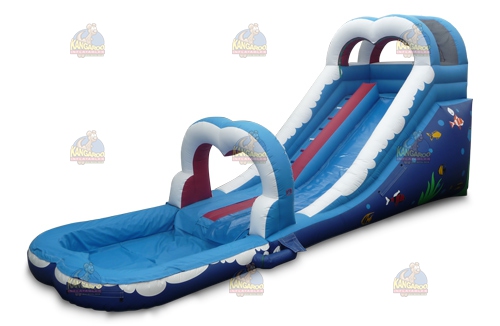 16 Ocean Wave Arch Slide with Pool